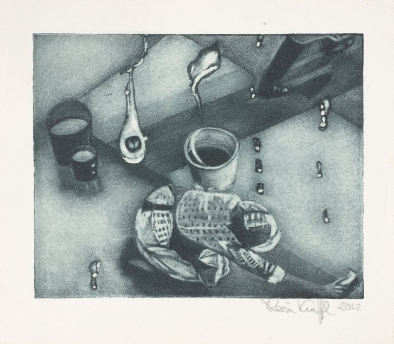 This picture shows the following artwork: Karin Kneffel. Untitled. 2012.