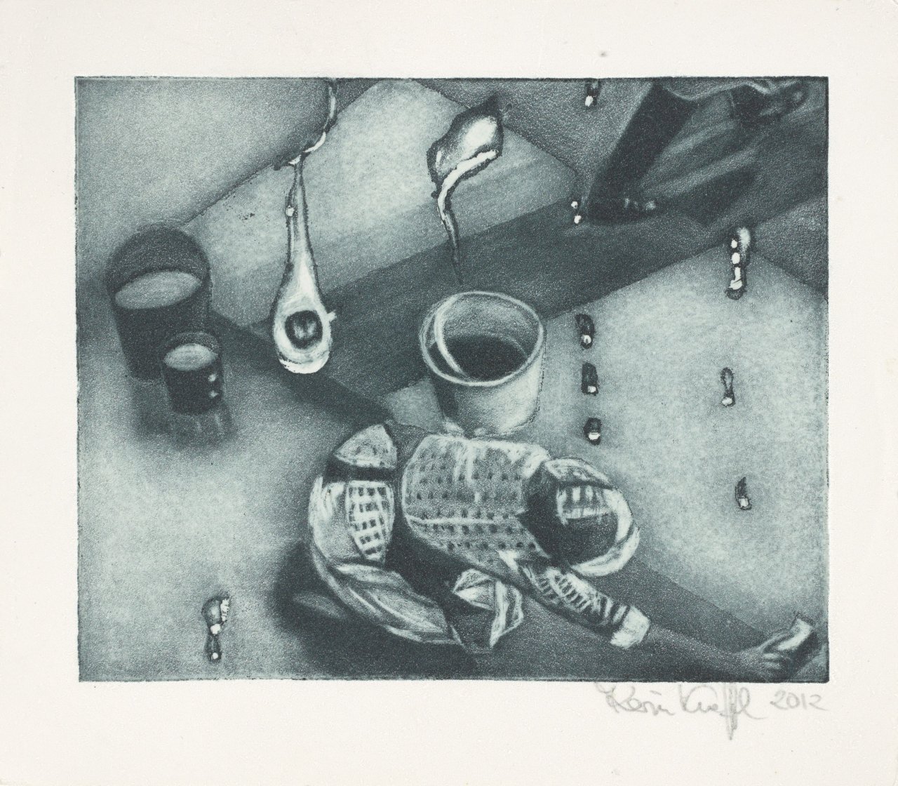 This picture shows the following artwork: Karin Kneffel. Untitled. 2012.