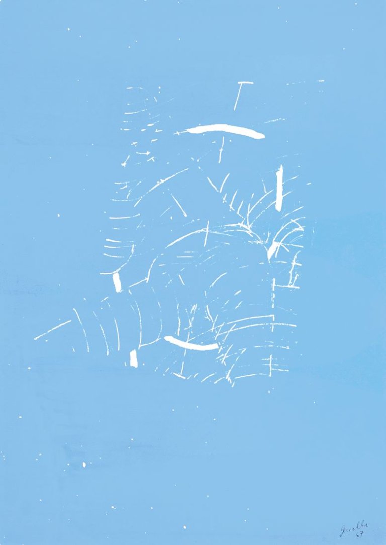Auf diesem Bild ist das folgende Kunstwerk zu sehen: Johannes Geccelli. Ohne Titel. 1967.