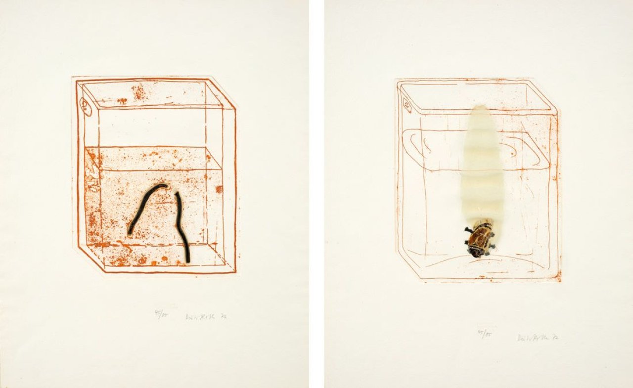 Auf diesem Bild ist das folgende Kunstwerk zu sehen: Dieter Roth. „Containers“. 1971/73.