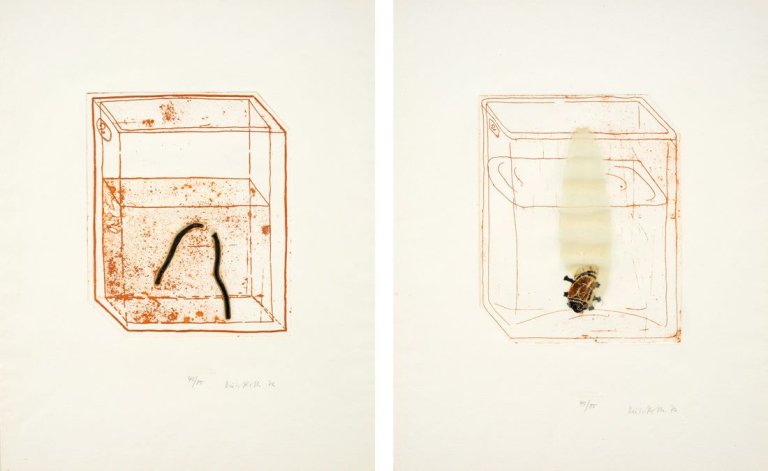 Auf diesem Bild ist das folgende Kunstwerk zu sehen: Dieter Roth. „Containers“. 1971/73.