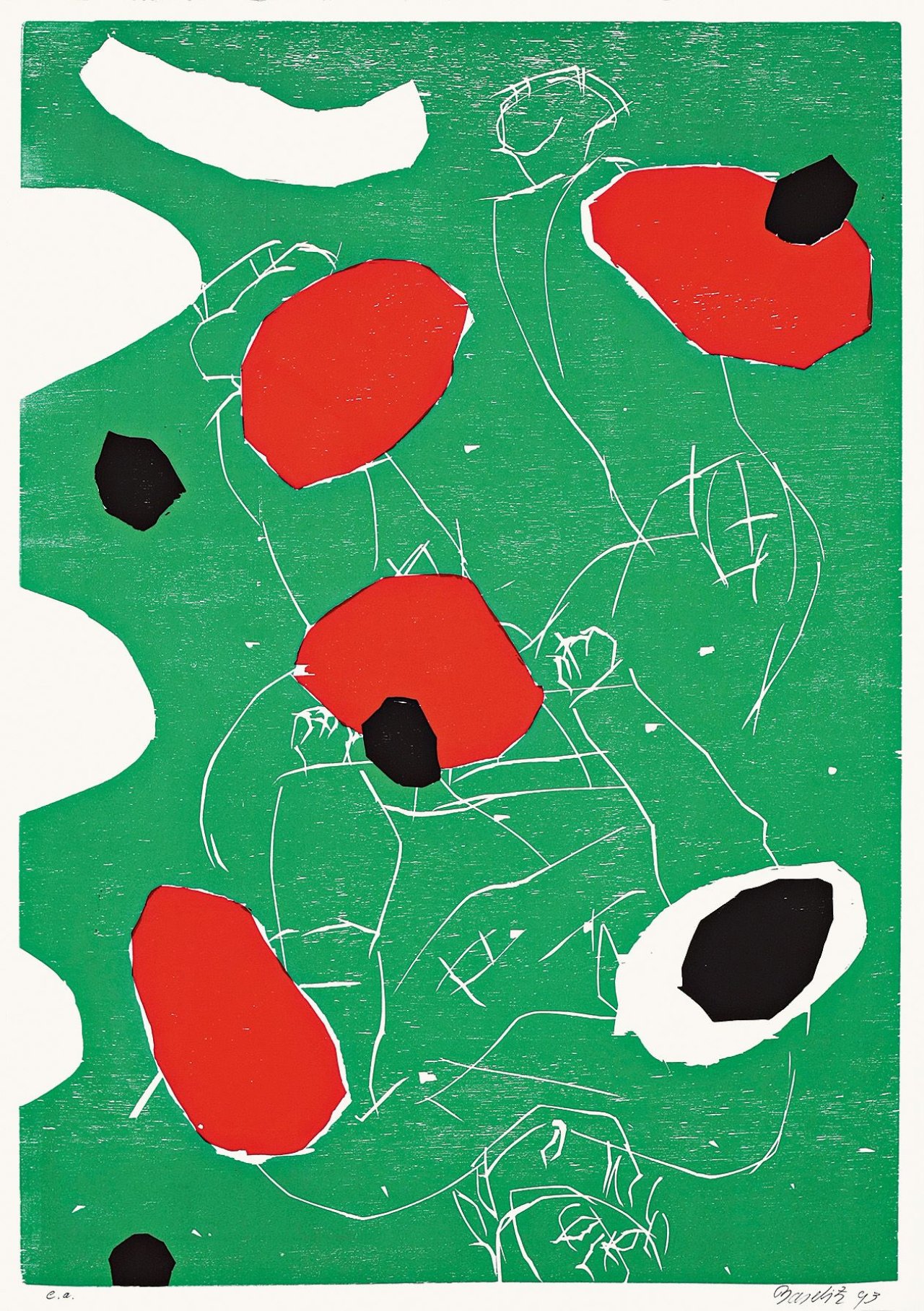 This picture shows the following artwork: Georg Baselitz. „Puck“. 1993.