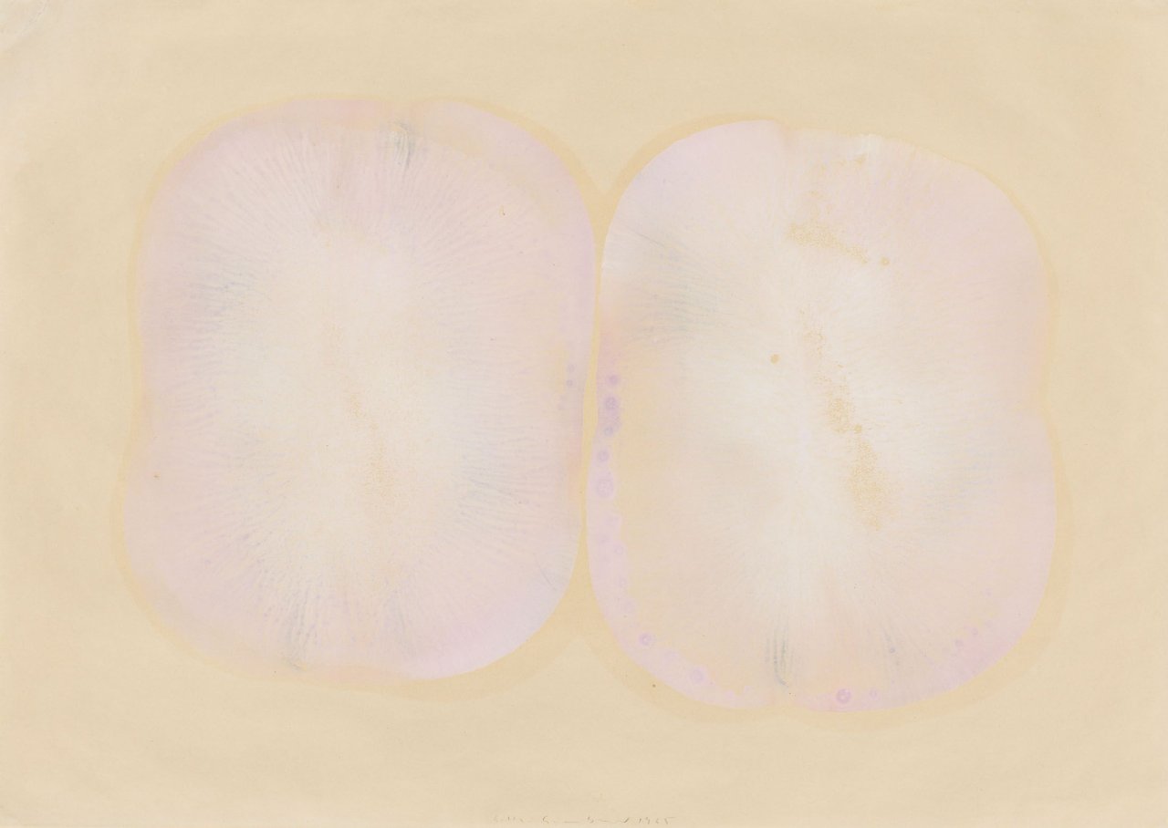 Auf diesem Bild ist das folgende Kunstwerk zu sehen: Gotthard Graubner. Ohne Titel. 1965.