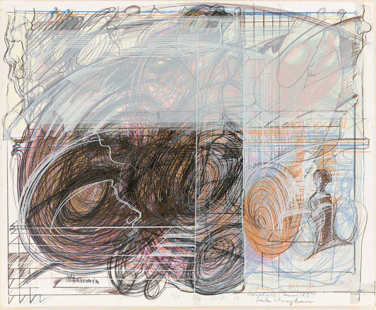 Auf diesem Bild ist das folgende Kunstwerk zu sehen: Dieter Roth. „Motor-Radfahren “. 1974.