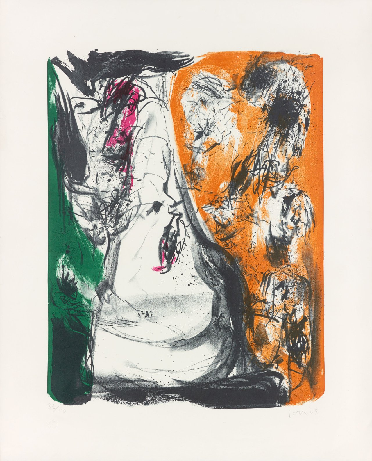 This picture shows the following artwork: Asger Jorn. „Rückkehr“. 1967.