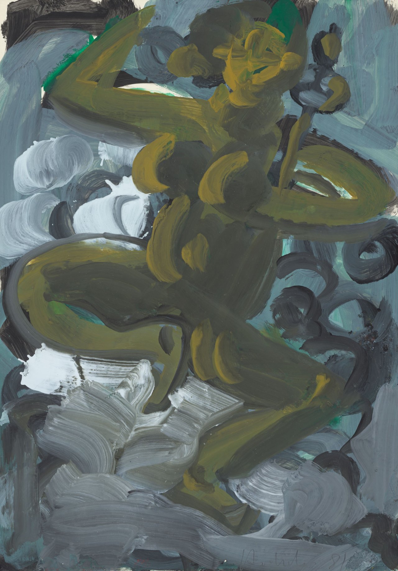 Auf diesem Bild ist das folgende Kunstwerk zu sehen: Karl Horst Hödicke. Kali. 1981.