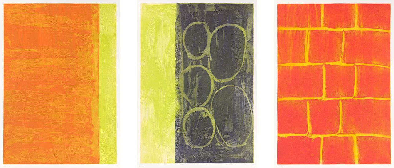 This picture shows the following artwork: Günther Förg. „Architektur I“. 1993.