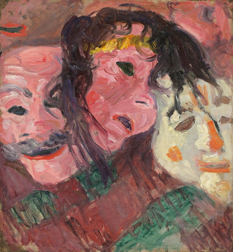 Auf diesem Bild ist das folgende Kunstwerk zu sehen: Georg Tappert. „Masken“. 1927.