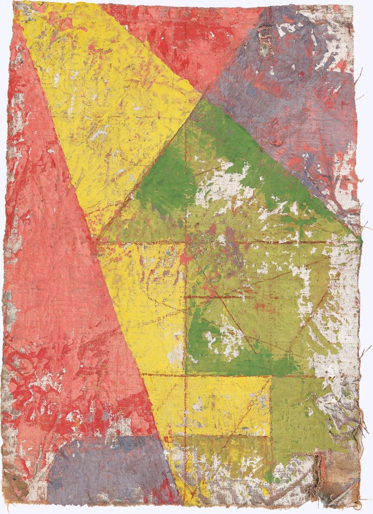 Auf diesem Bild ist das folgende Kunstwerk zu sehen: Hermann Glöckner. Gelber Strahl 2. 1936.