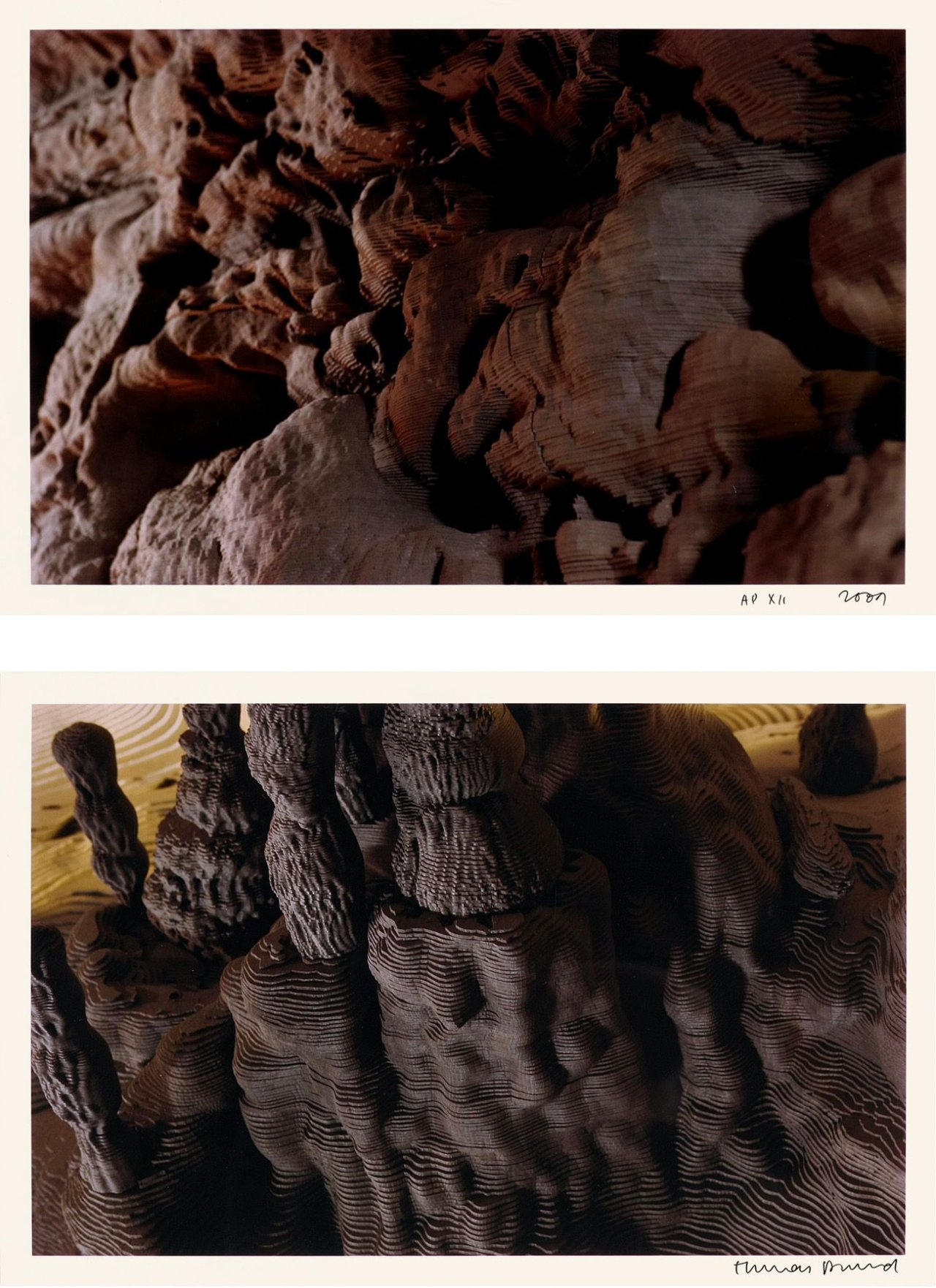 This picture shows the following artwork: Thomas Demand. „o.T. (aus Grotte)“. 2006/2009.
