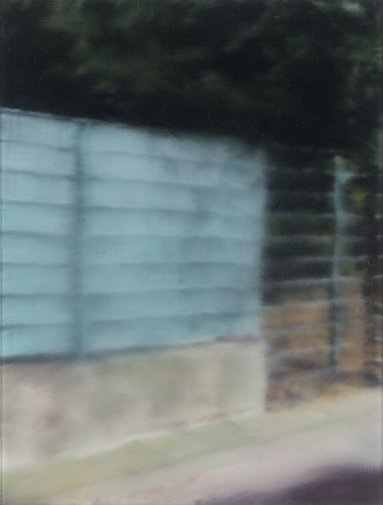 Auf diesem Bild ist das folgende Kunstwerk zu sehen: Gerhard Richter. „Fence (P13)“. 2015.
