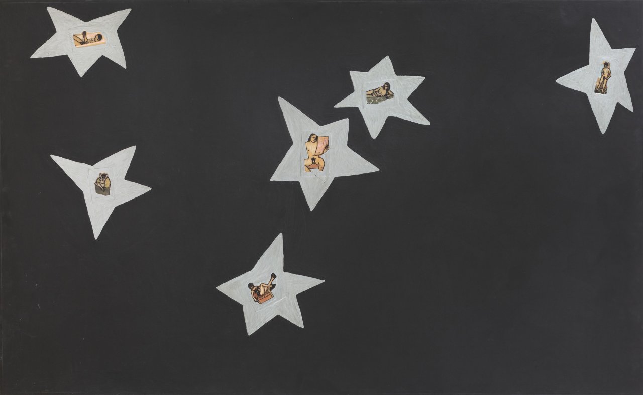 This picture shows the following artwork: C.O. Paeffgen. ”6 Stars”. 1971.