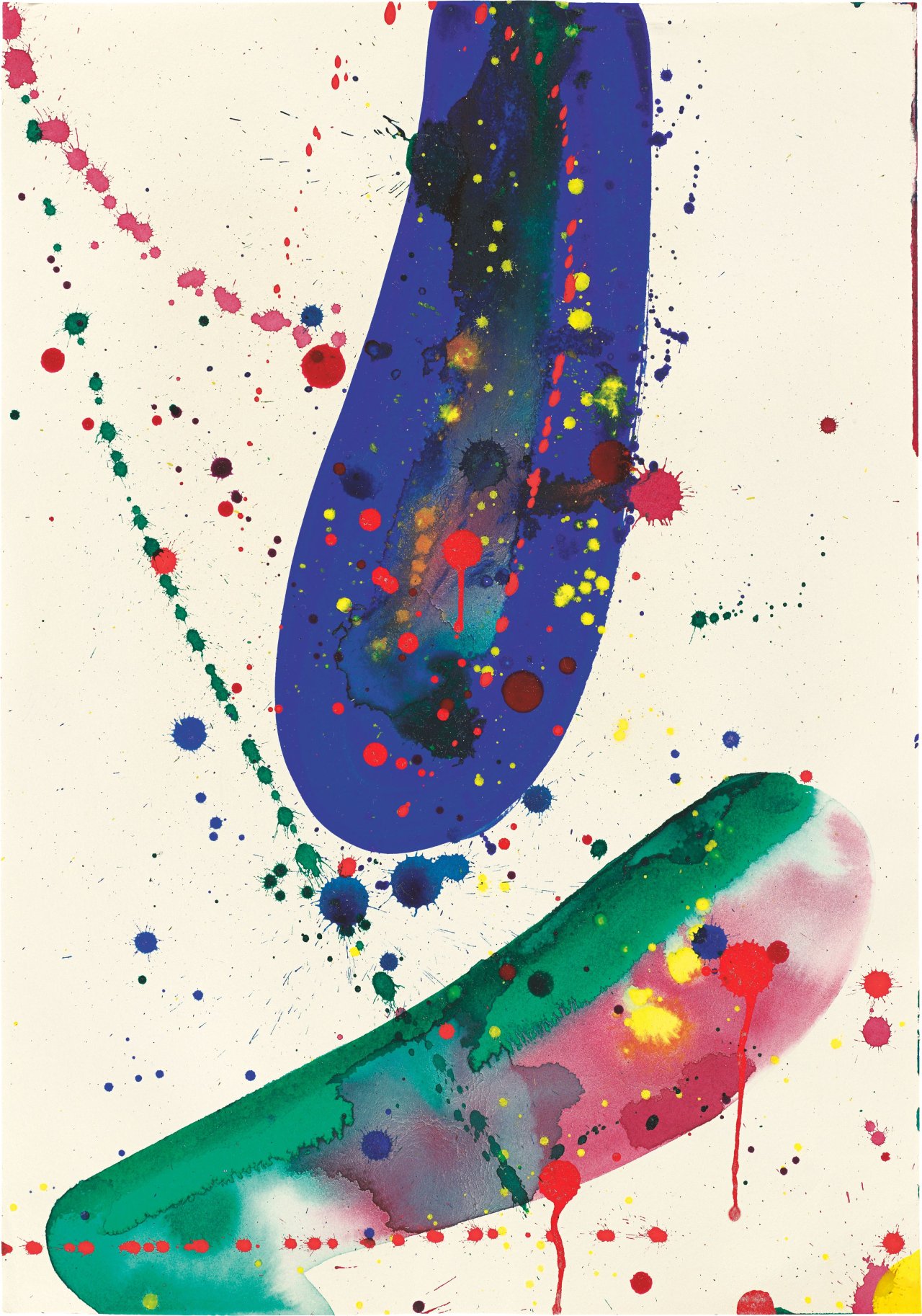 This picture shows the following artwork: Sam Francis. Untitled. 1965.