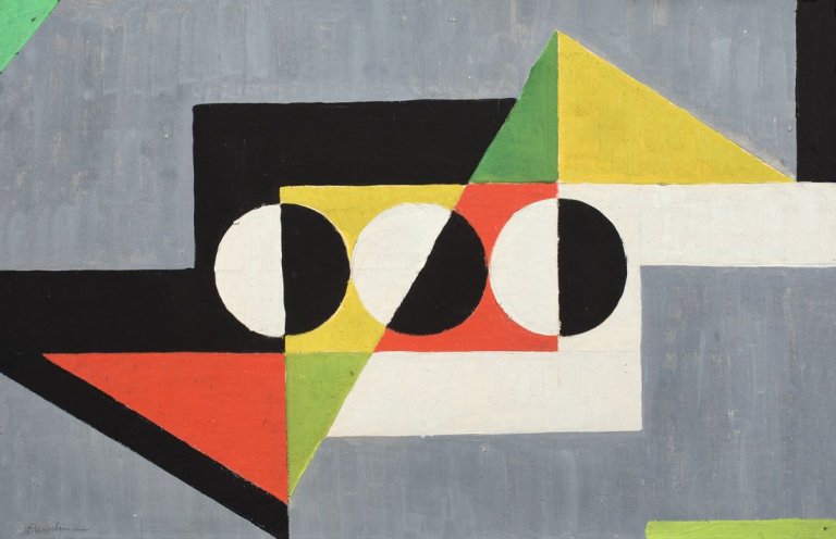 Auf diesem Bild ist das folgende Kunstwerk zu sehen: Adolf Fleischmann. Ohne Titel. 1943.