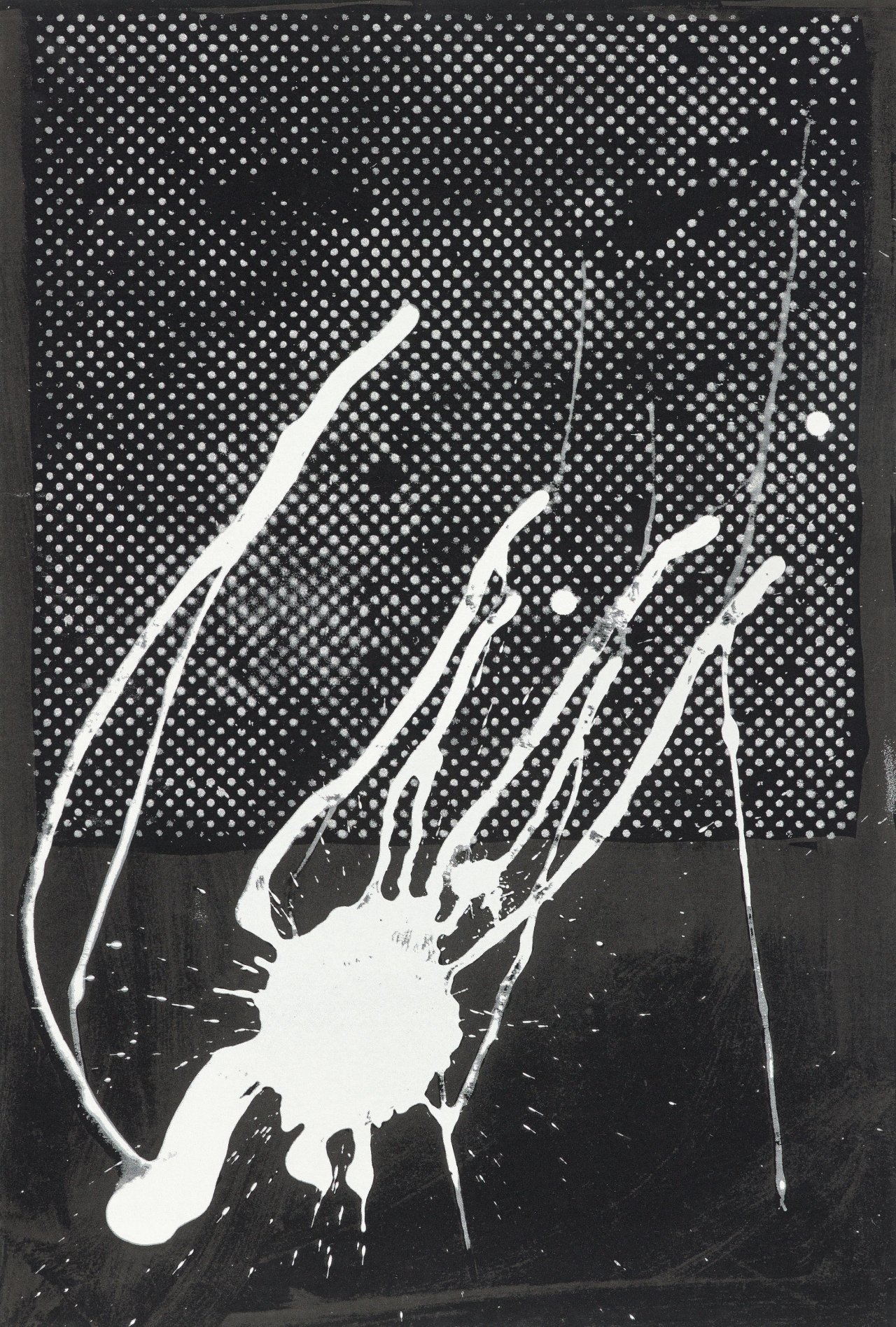 This picture shows the following artwork: Sigmar Polke. „Ohne Titel (Griffelkunst 1989)“. 1989.