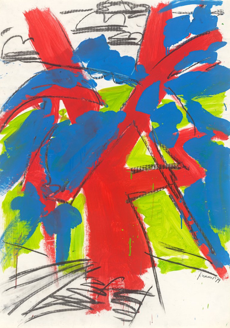 Auf diesem Bild ist das folgende Kunstwerk zu sehen: Bernd Zimmer. Ohne Titel. 1979.