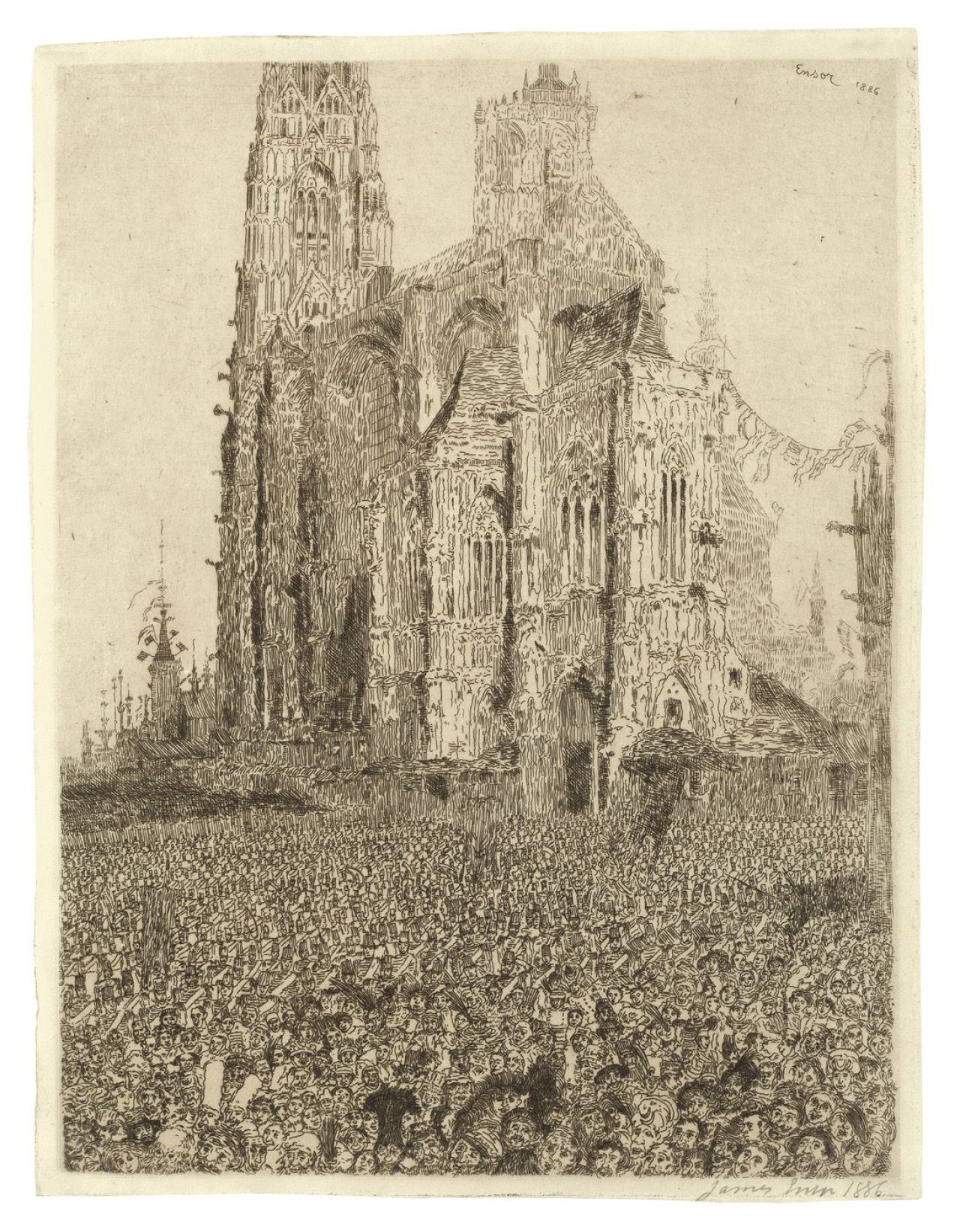 Catalog image of „La Cathédrale“. 1896