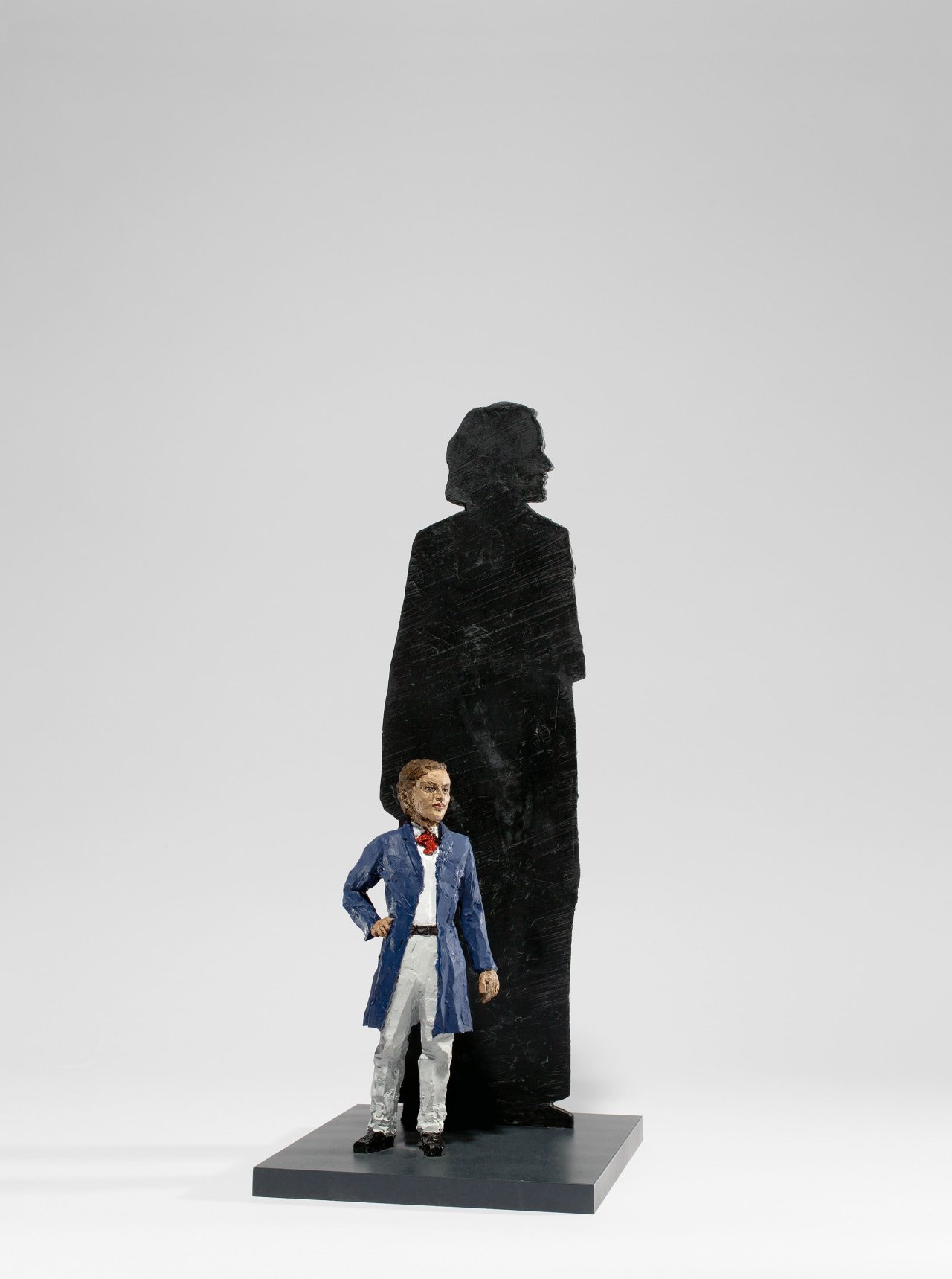 This picture shows the following artwork: Stephan Balkenhol. Richard Wagner. 2013.