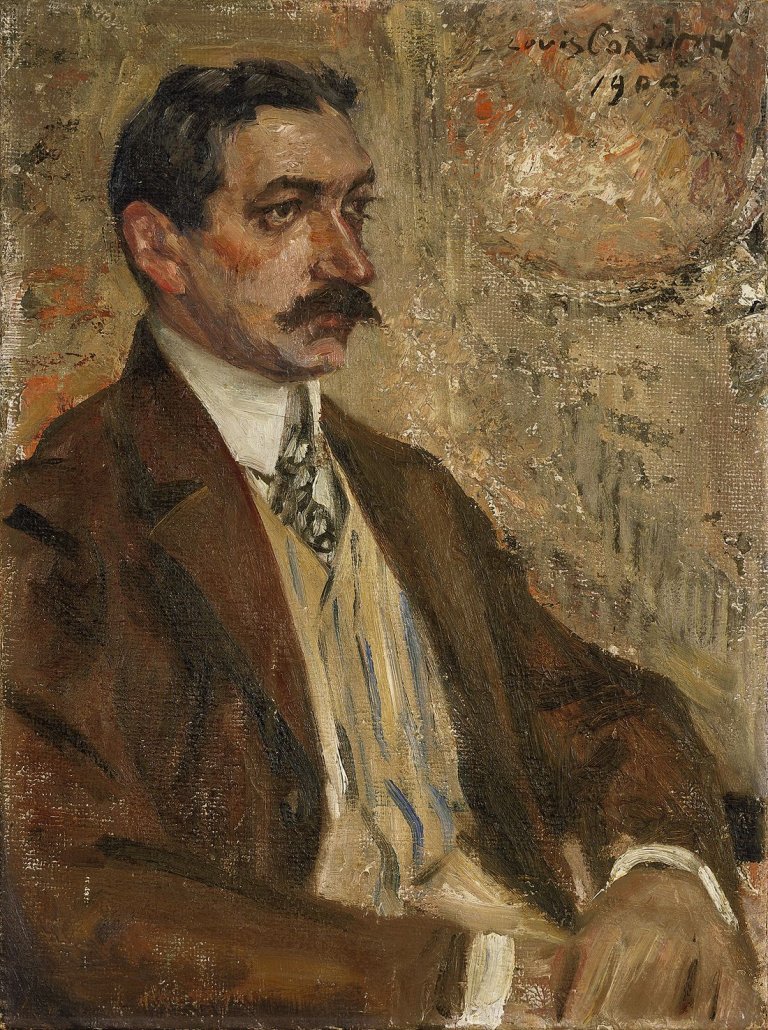 This picture shows the following artwork: Lovis Corinth. „Porträt Dr. Ludwig Kraft“. 1909.