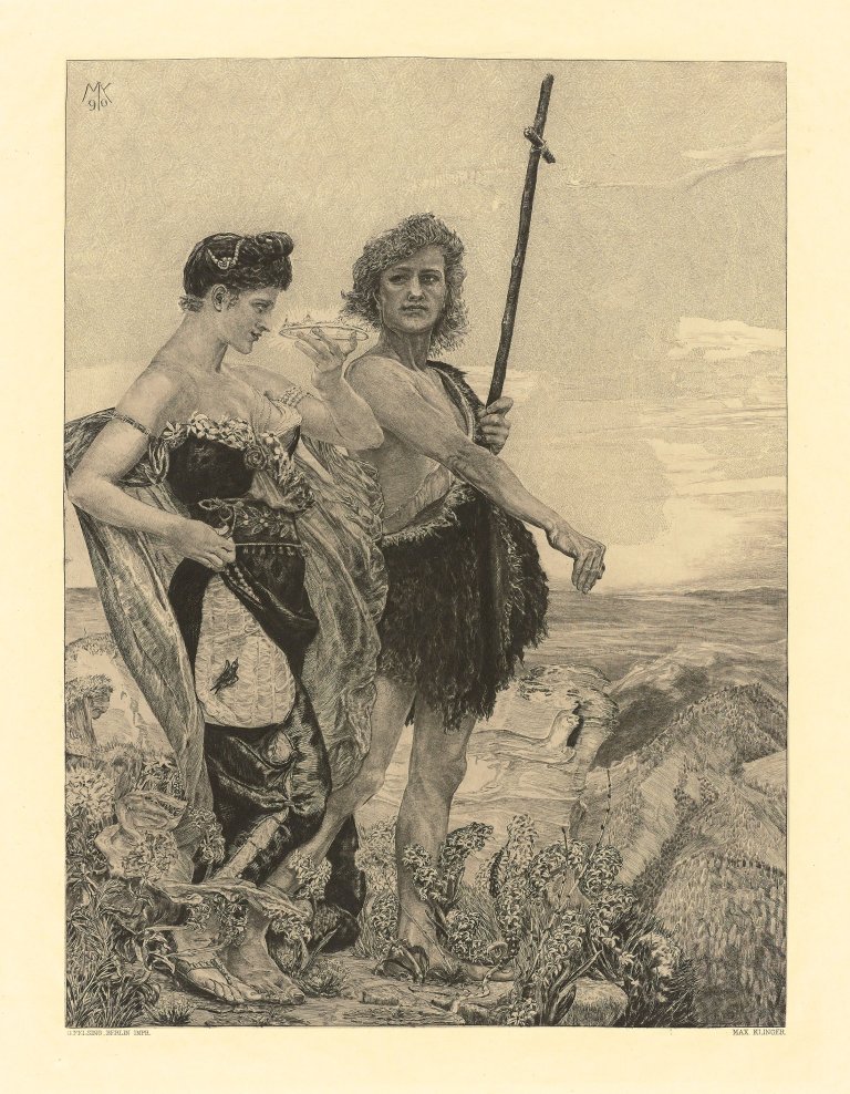 Auf diesem Bild ist das folgende Kunstwerk zu sehen: Max Klinger. „Vom Tode. II. Theil (Opus XIII)“. 1898/1910.