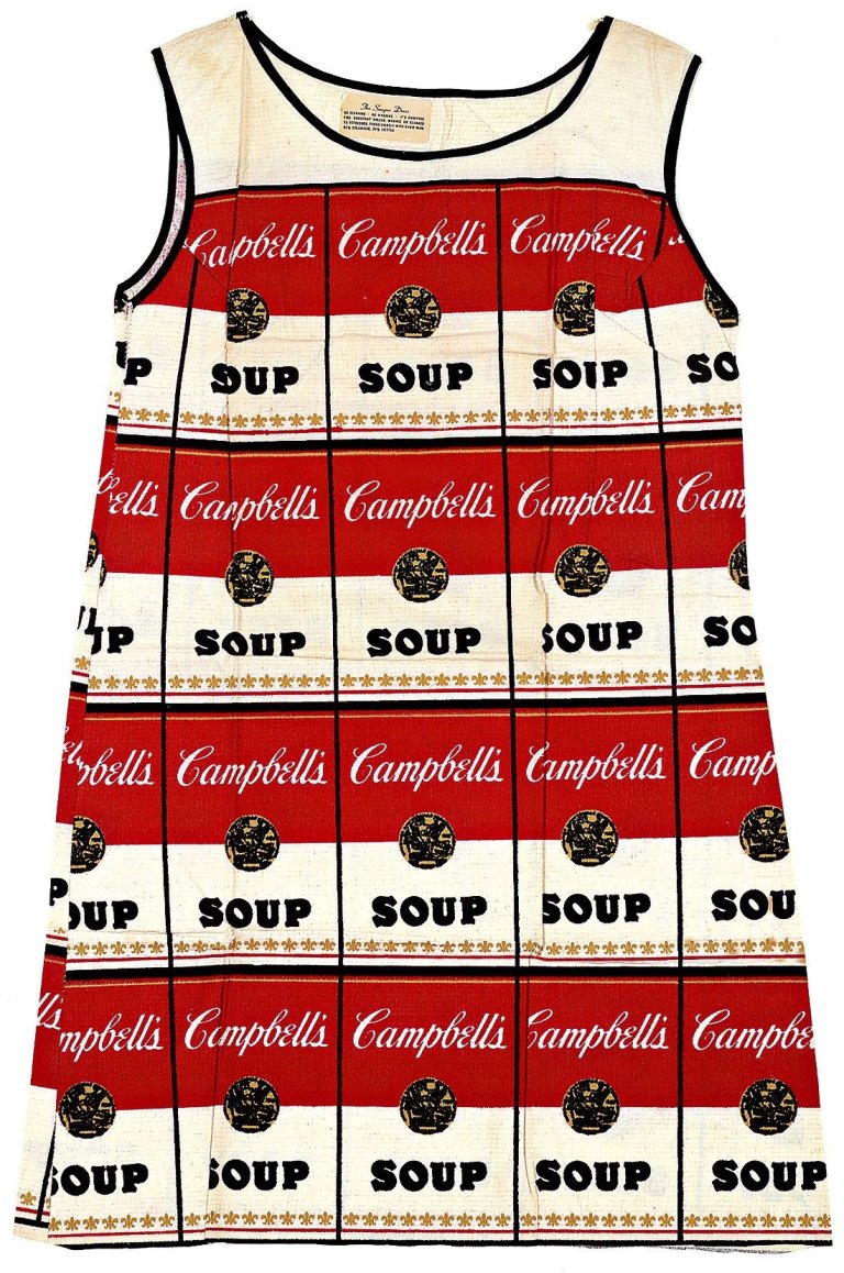 This picture shows the following artwork: Andy Warhol. „The Souper Dress“. 1960er Jahre.