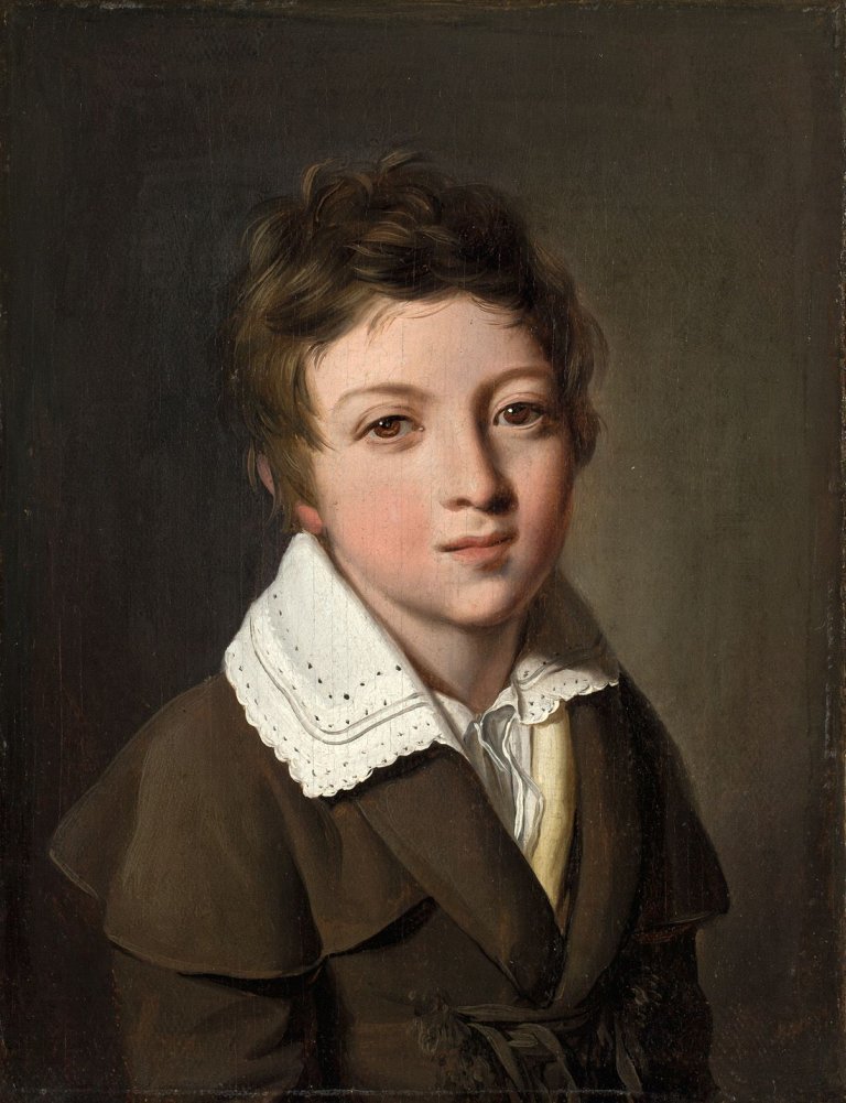 Auf diesem Bild ist das folgende Kunstwerk zu sehen: Louis-Léopold Boilly. Bildnis des Sohnes Félix. Um 1795.