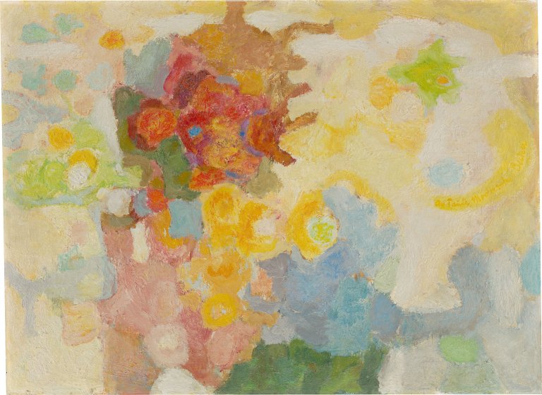 Auf diesem Bild ist das folgende Kunstwerk zu sehen: Heinz Kreutz. „an paula modersohn-becker“. 1954.