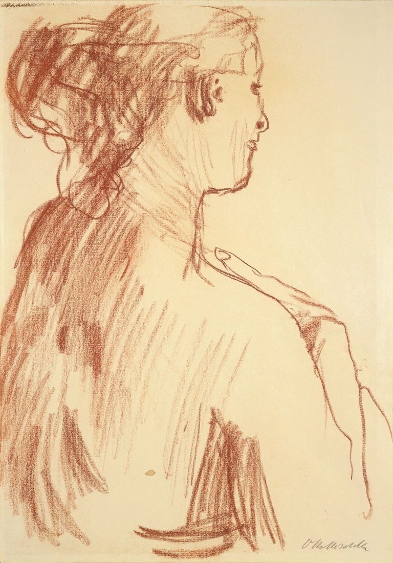 Auf diesem Bild ist das folgende Kunstwerk zu sehen: Oskar Kokoschka. Portrait Mary Meerson. 1931.