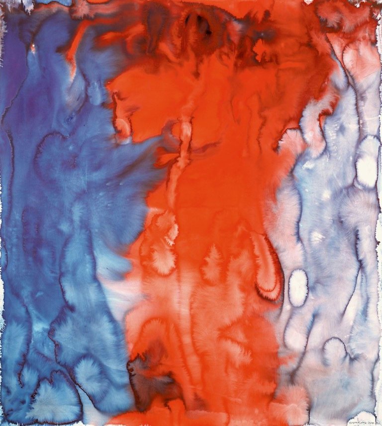 Auf diesem Bild ist das folgende Kunstwerk zu sehen: Herbert Brandl. Ohne Titel. 2000.