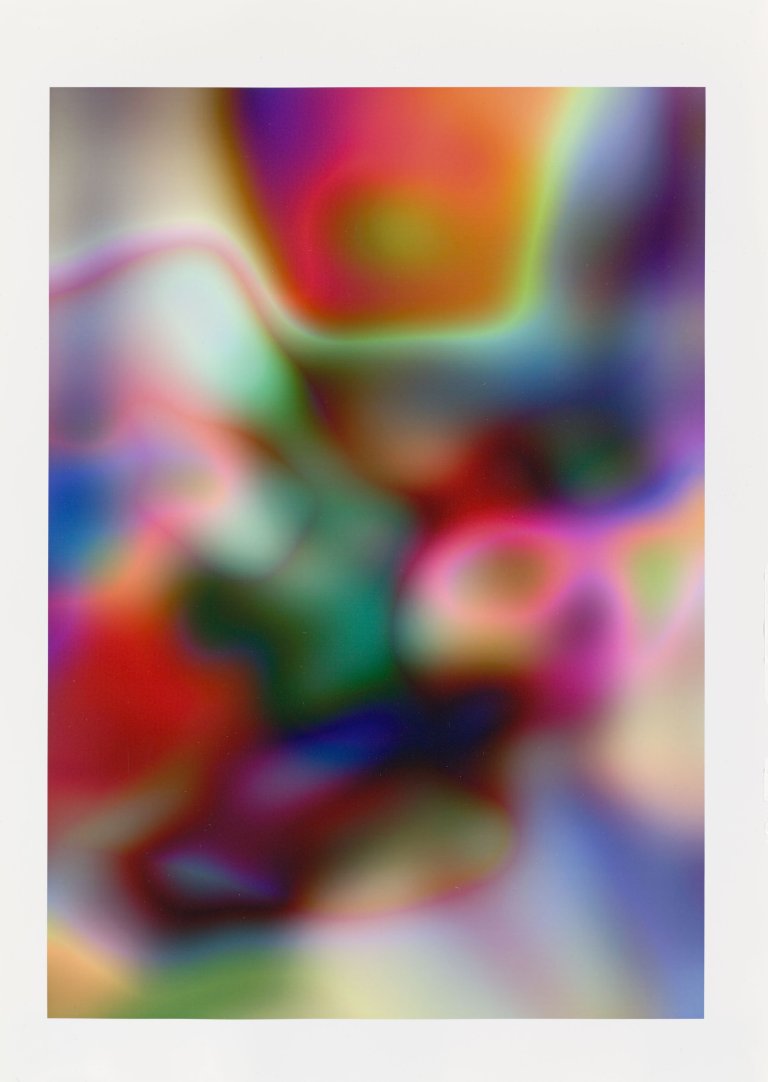 Auf diesem Bild ist das folgende Kunstwerk zu sehen: Thomas Ruff. „Substrat 9 II“. 2002.