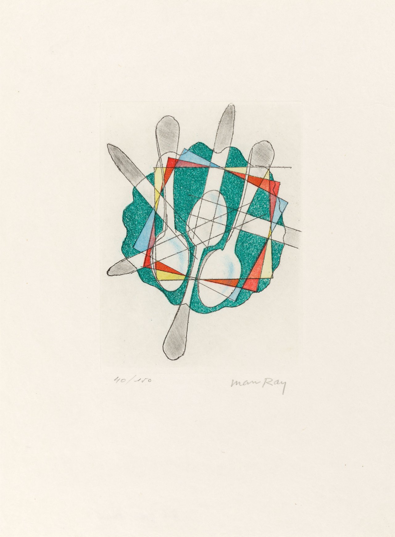 This picture shows the following artwork:  Man Ray. „Découvert“. 1969.