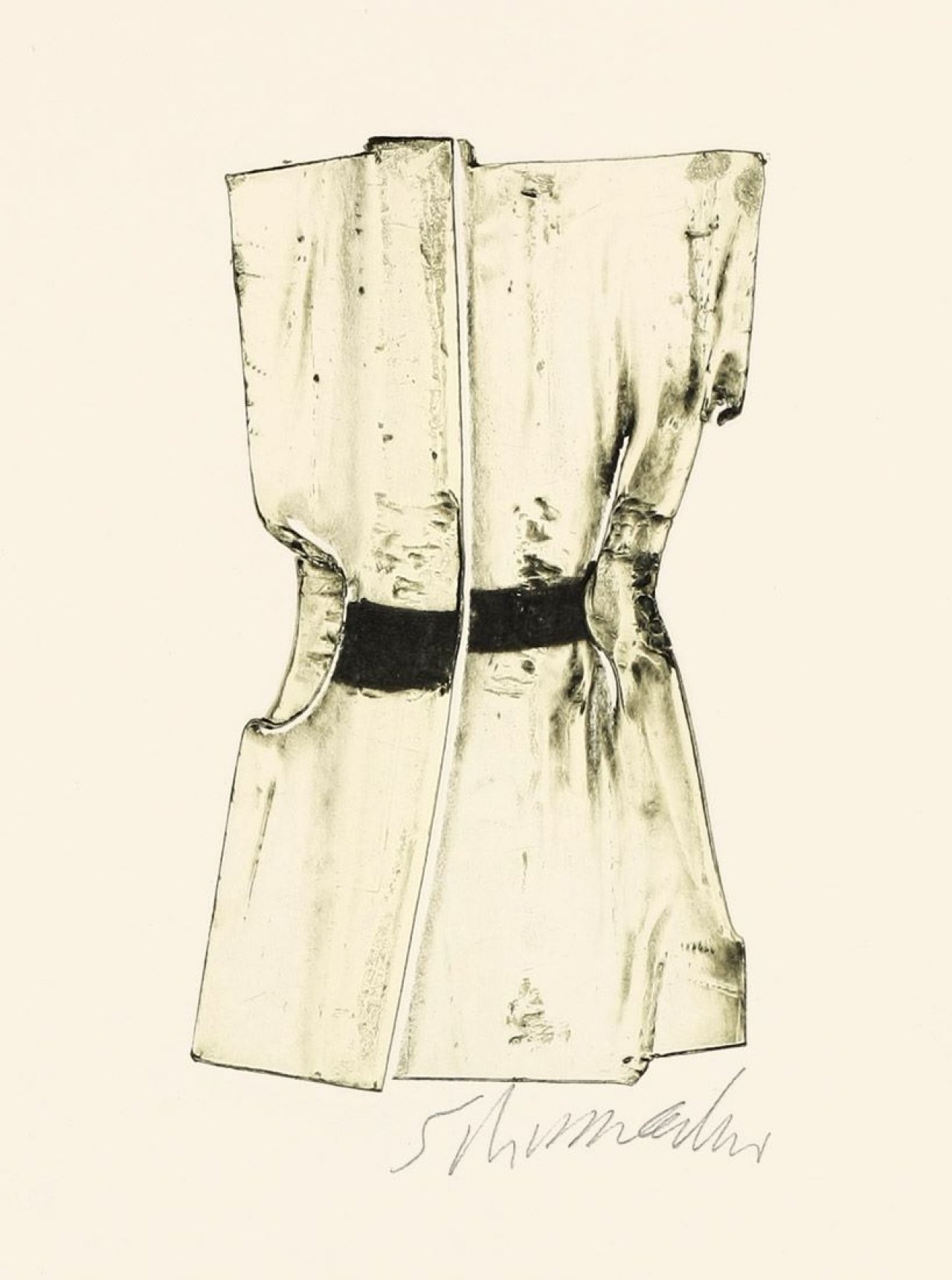 Auf diesem Bild ist das folgende Kunstwerk zu sehen:  Mappenwerk. „Hommage à Rothe 2“. 1968.