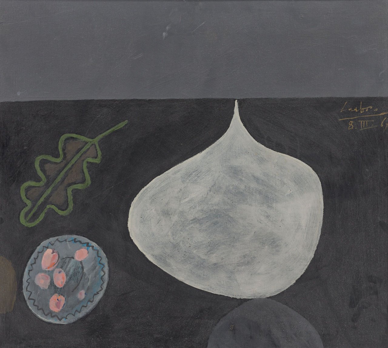 This picture shows the following artwork: Hans Laabs. Stilleben. 1967.