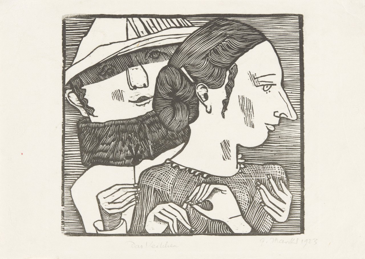 Auf diesem Bild ist das folgende Kunstwerk zu sehen: Gerhard Marcks. „Das Veilchen“. 1923.