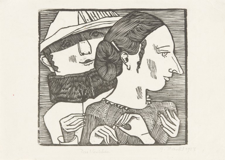Auf diesem Bild ist das folgende Kunstwerk zu sehen: Gerhard Marcks. „Das Veilchen“. 1923.