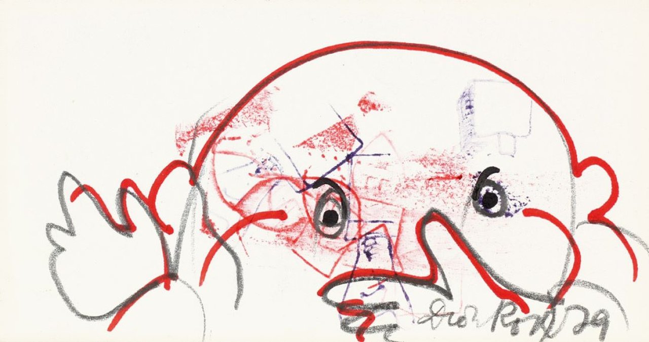 Auf diesem Bild ist das folgende Kunstwerk zu sehen: Dieter Roth. Ohne Titel (Restaurant Exil). 1979.