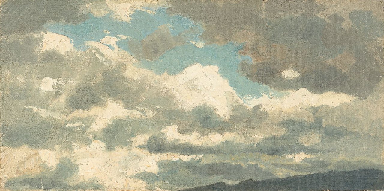 Auf diesem Bild ist das folgende Kunstwerk zu sehen: Paul von Ravenstein. „Wolkenstudie III“. Nach 1906.