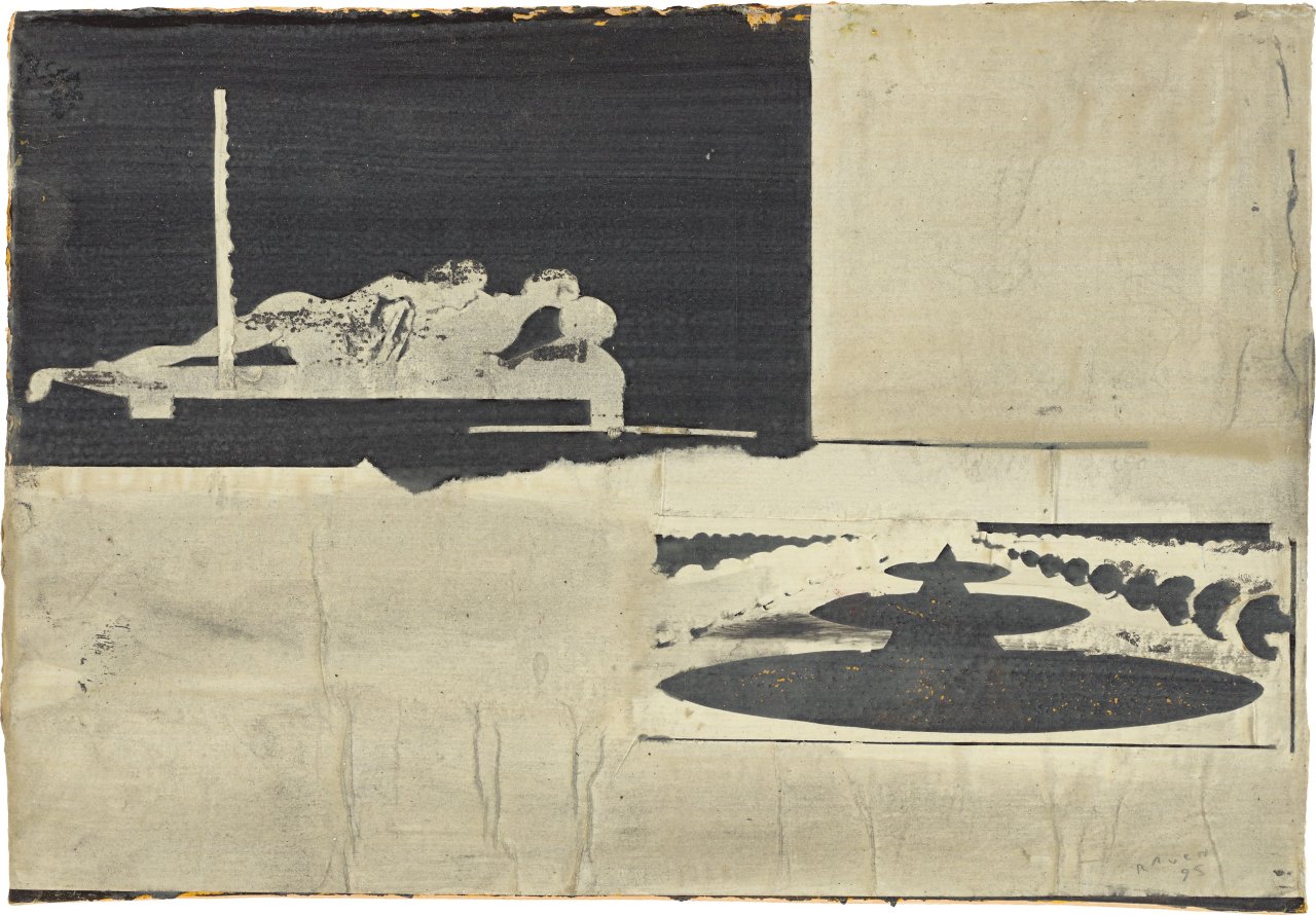 Auf diesem Bild ist das folgende Kunstwerk zu sehen: Neo Rauch. Ausschnitte I. 1995.