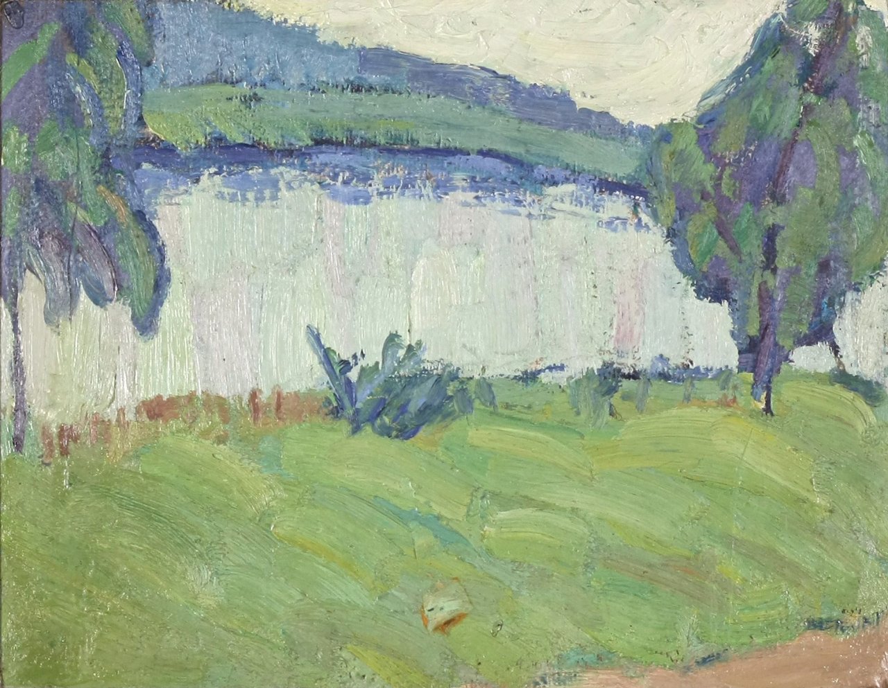 Auf diesem Bild ist das folgende Kunstwerk zu sehen: Else Lohmann . „Pillnitz“. 1917.