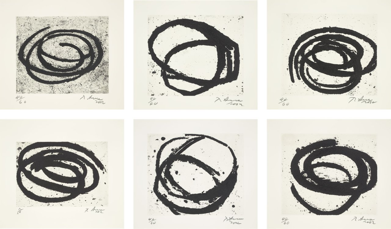 Auf diesem Bild ist das folgende Kunstwerk zu sehen: Richard Serra. „Venice Notebook“. 2002.