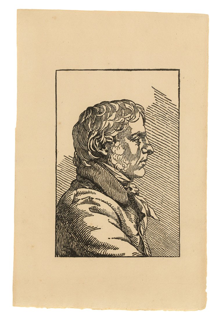 This picture shows the following artwork: Caspar David Friedrich. „Selbstbildnis“. Circa 1803.