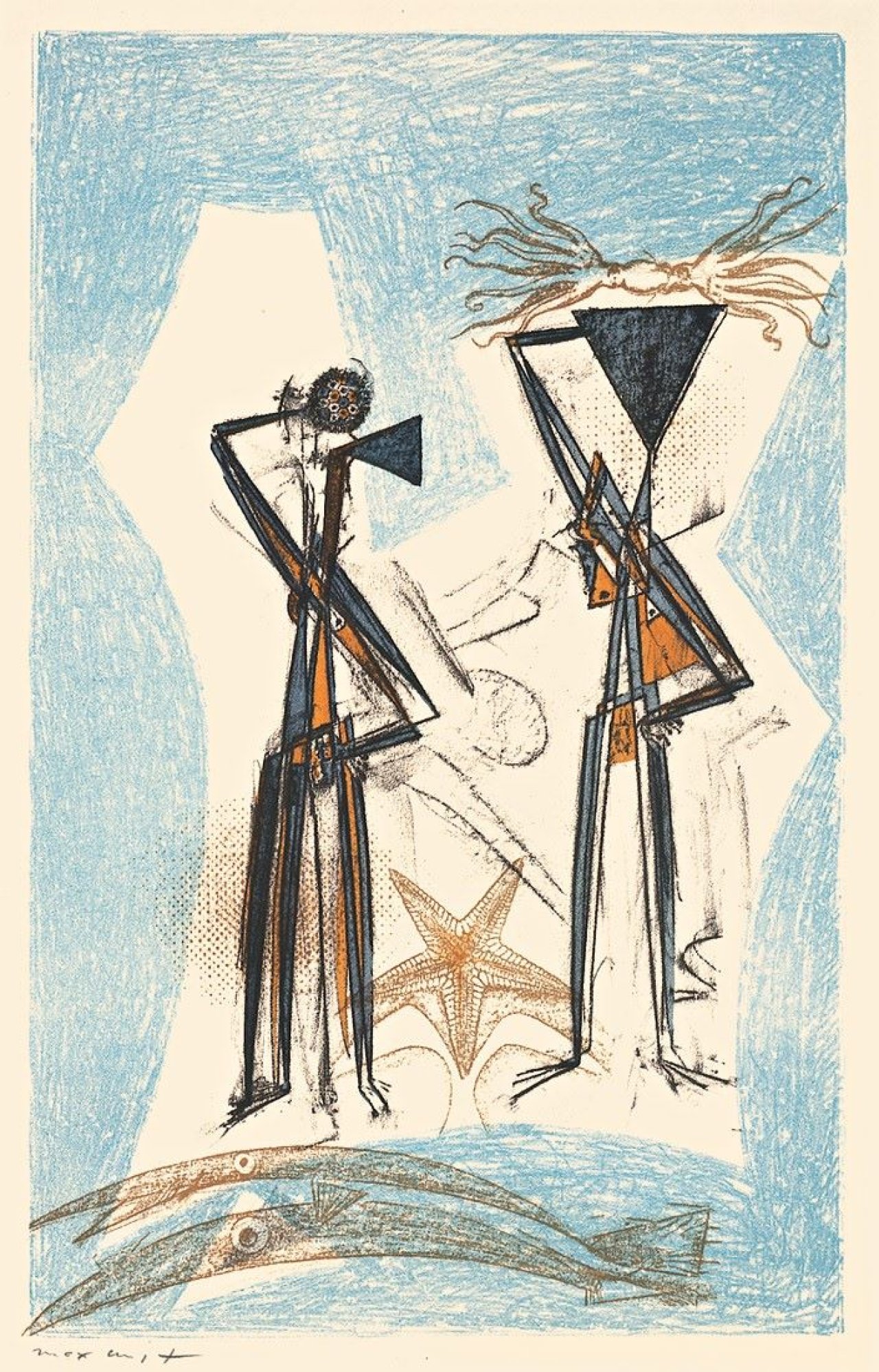 Auf diesem Bild ist das folgende Kunstwerk zu sehen: Max Ernst. „Étoile de mer“. 1950.