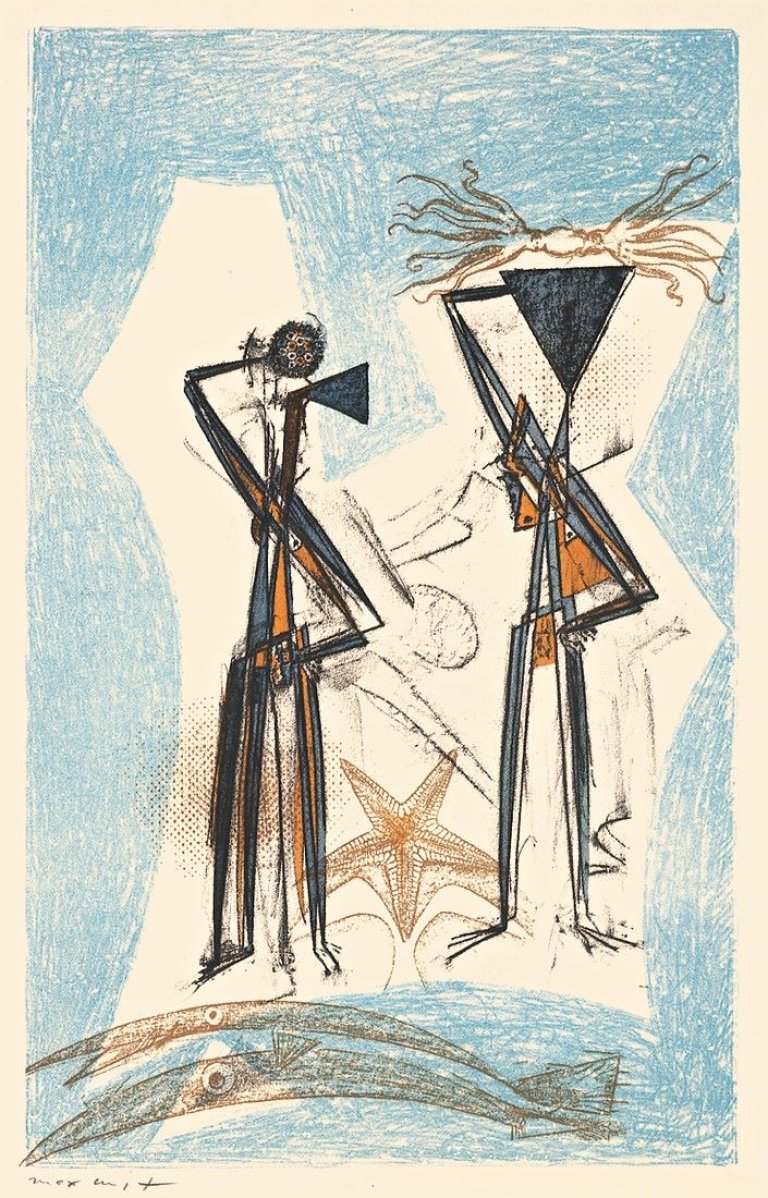 Auf diesem Bild ist das folgende Kunstwerk zu sehen: Max Ernst. „Étoile de mer“. 1950.