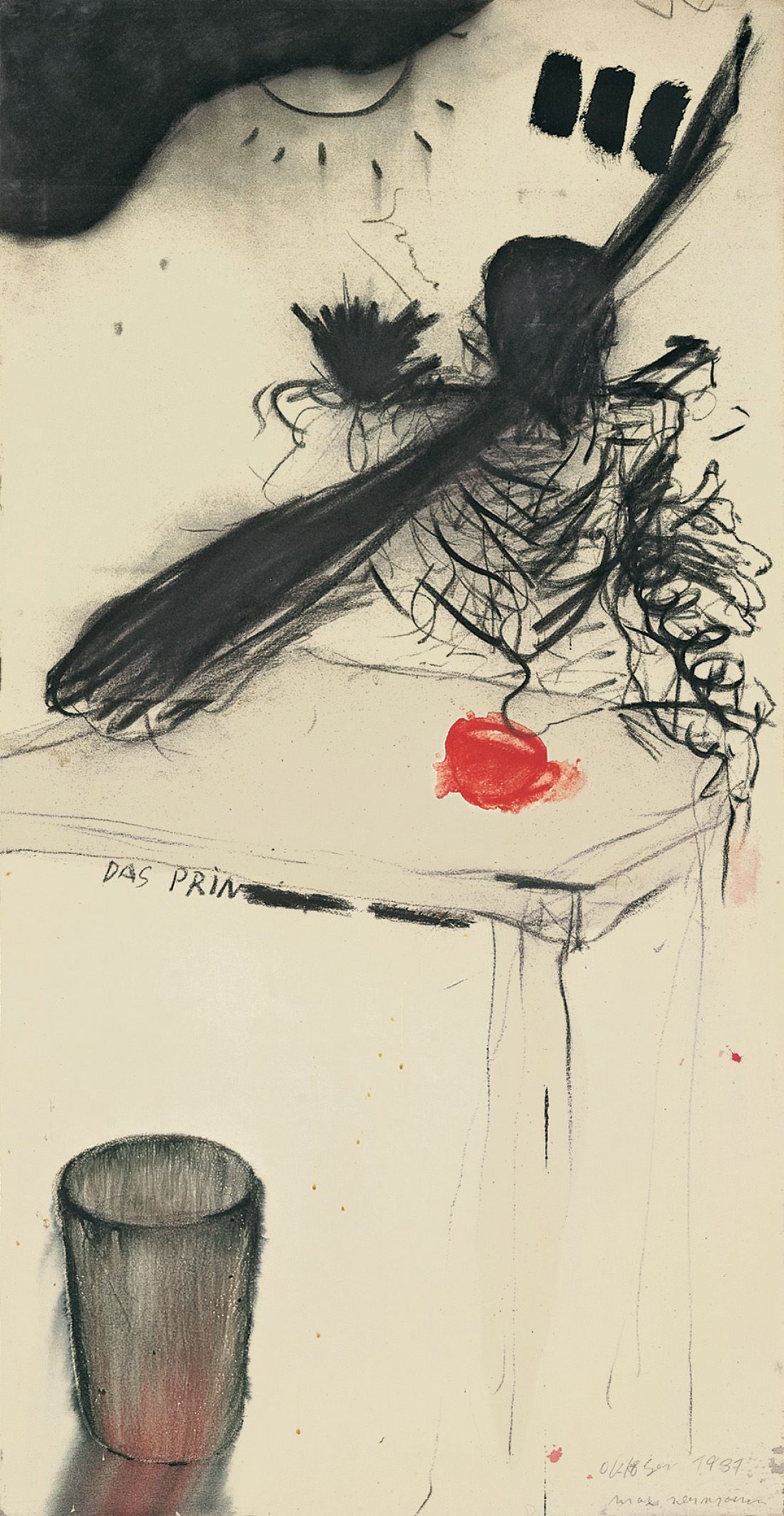 Auf diesem Bild ist das folgende Kunstwerk zu sehen: Max Neumann. „Das Prin...“. 1981.