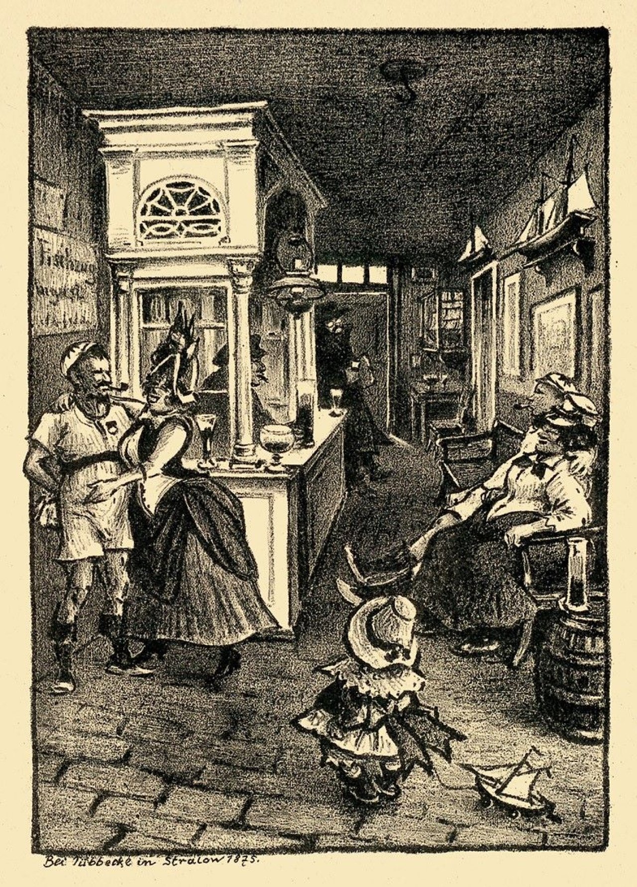 This picture shows the following artwork: Heinrich Zille. Aus: „Zwanglose Geschichten“. 1919.