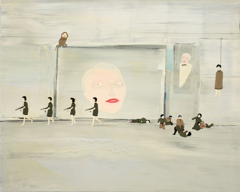 Auf diesem Bild ist das folgende Kunstwerk zu sehen: Marcel Dzama. „Another dark age“. 2004.
