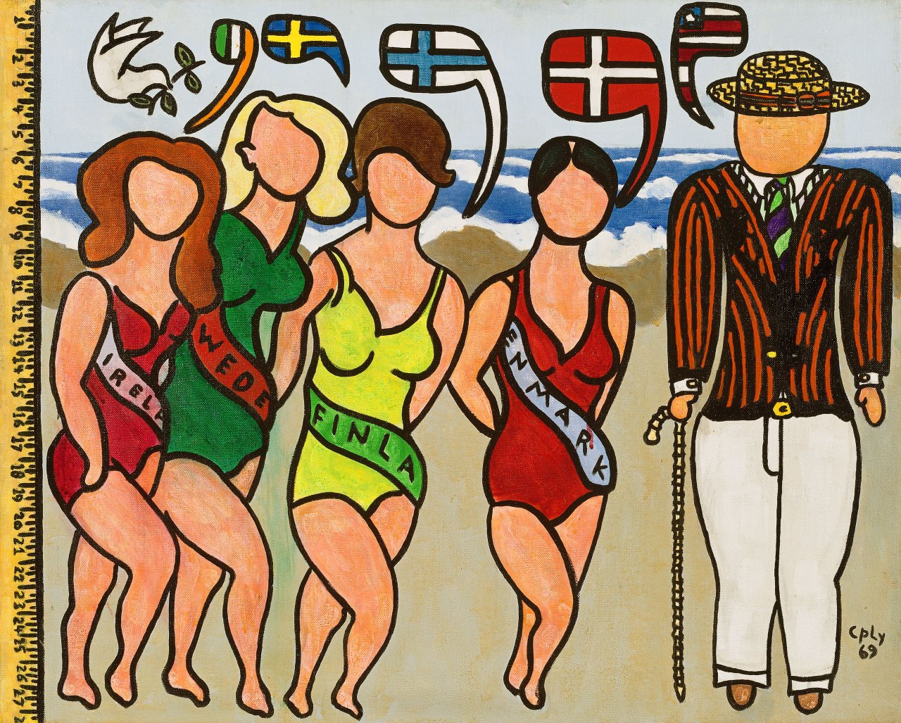 Auf diesem Bild ist das folgende Kunstwerk zu sehen: William N. Copley. Bathing Beauties. 1969.