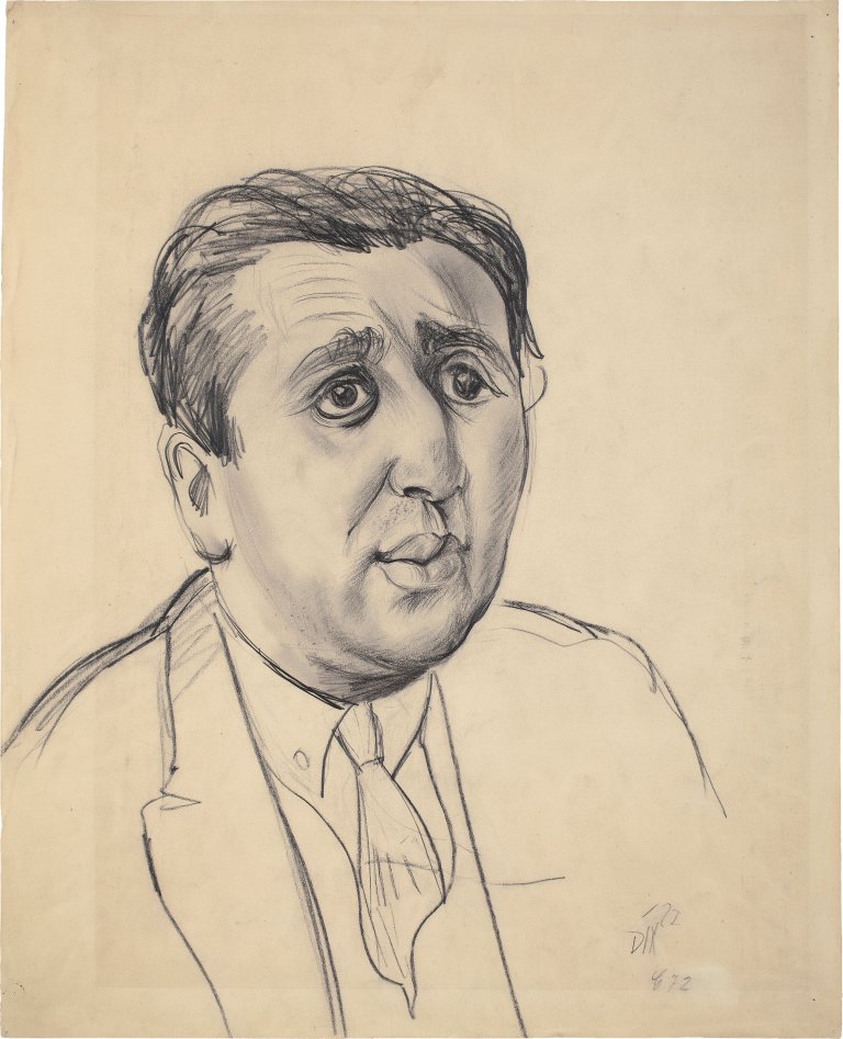 Auf diesem Bild ist das folgende Kunstwerk zu sehen: Otto Dix. „Portrait I.B. Neumann“. 1922.