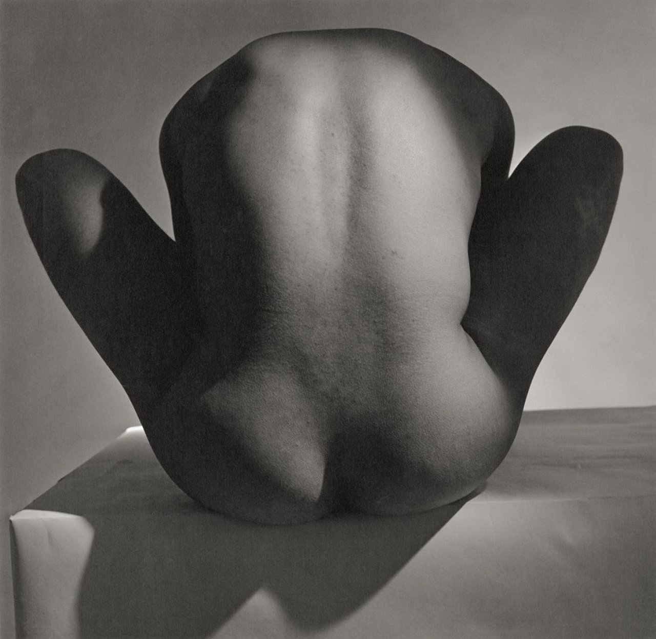 Auf diesem Bild ist das folgende Kunstwerk zu sehen: Horst P. Horst (d.i. Horst Paul Albert Bohrmann). Male Nude, Back Study, New York. 1952.