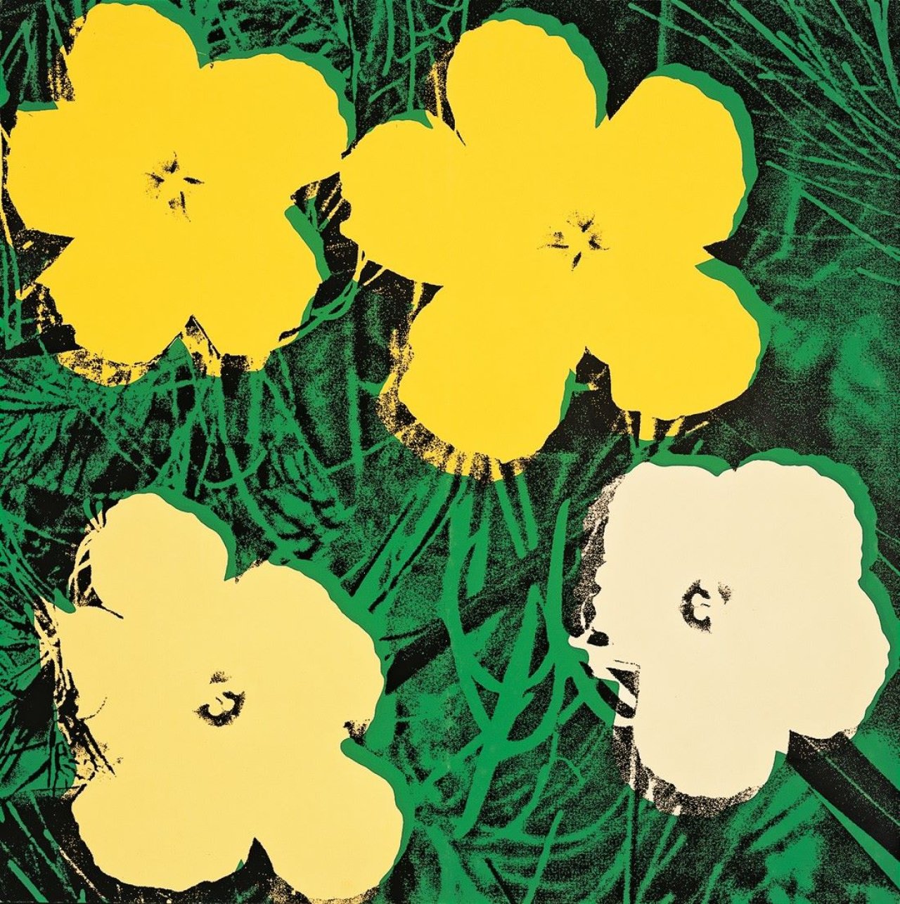 This picture shows the following artwork: Andy Warhol. Aus: „Flowers“. 1970.